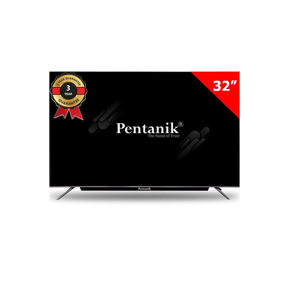 Pentanik 32 inch Double Glass Voice Control TV